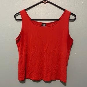 EILEEN FISHER S Burnt Orange Tank Top